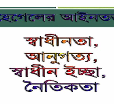 হেগেলের আইনতত্ত্ব