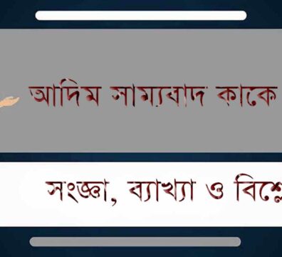 আদিম সাম্যবাদ