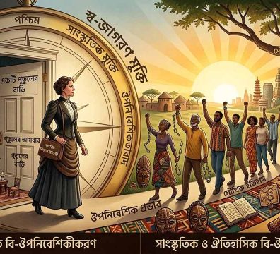 ব্যক্তিগত এবং সাংস্কৃতিক বি-উপনিবেশীকরণের একটি ইলাস্ট্রেশন, যেখানে হেনরিক ইবসেনের 'এ ডলস হাউস' থেকে নোরার মুক্তি এবং আফ্রো-এশীয় আদিবাসী জ্ঞান ও মৌখিক ইতিহাসের মাধ্যমে জাতীয় মানস জাগরণ চিত্রিত হয়েছে।