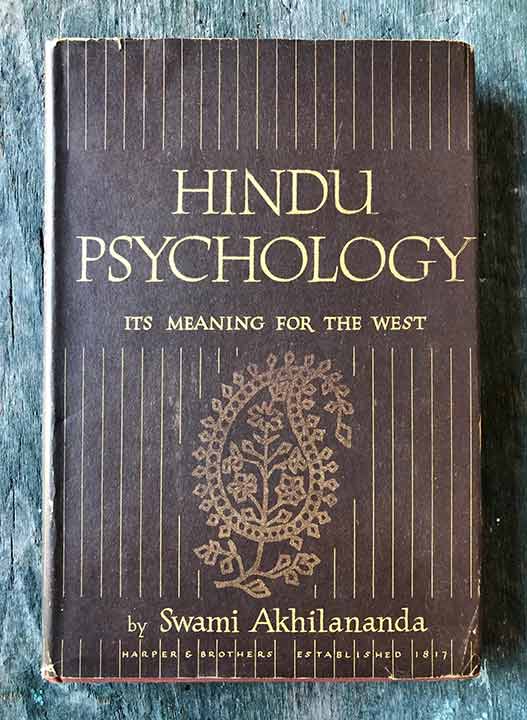 হিন্দু সাইকোলজি ইটস মিনিং ফর দ্য ওয়েস্ট, স্বামী অখিলানন্দের বইয়ের প্রচ্ছদ