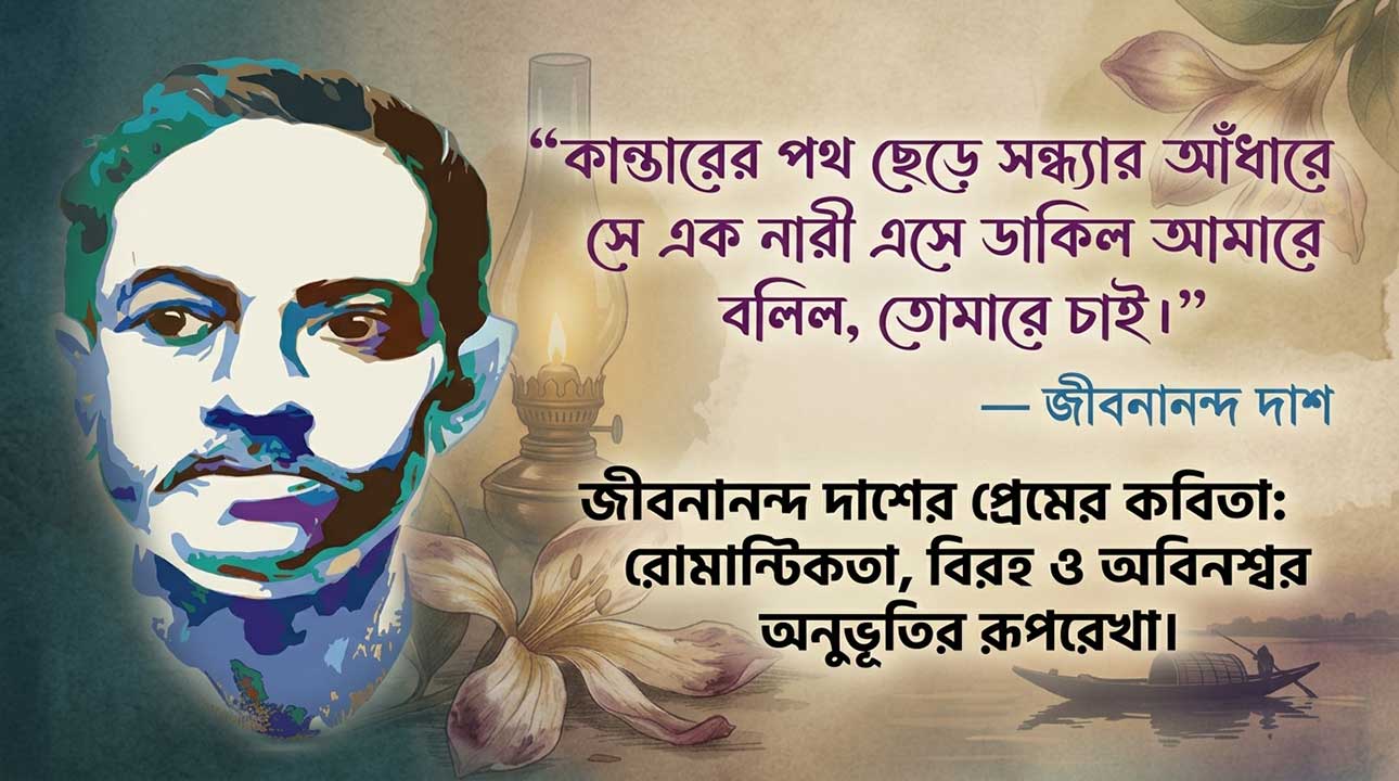 জীবনানন্দ দাশের প্রেমের কবিতা প্রবন্ধের ফিচারড ইমেজ